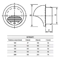 Air Intake 100mm
