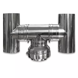 Twin Wall Stove Pipe H-Cowl