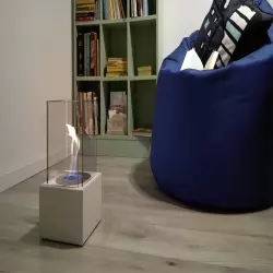 Bio Fireplace Tango 3 White room view
