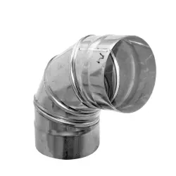 Adjustable Ch4imney Flue Bend 0-90 Degree 90 degree view