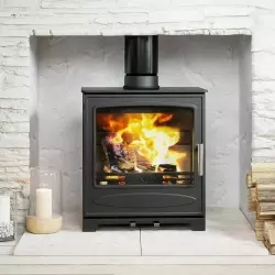 Ascot 8kW Eco Matt Black Multi Fuel Stove