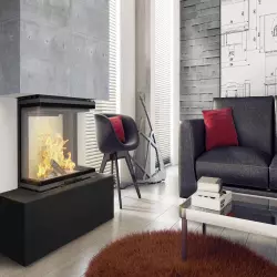 NBC 10 Lift Up Glass Intert Stove