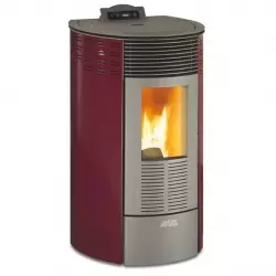 Redonda 8 Bordeaux Wood Pellet Stove