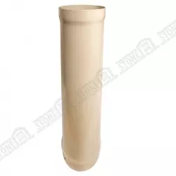 Cream Enamel Flue Pipe 600mm (2ft)