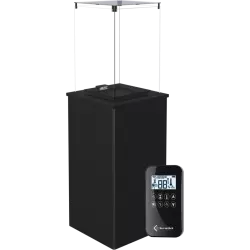 Patio Mini Steel Gas Heater- Remote Control