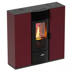 Subtile 10 White Ductable Slimline Wood Pellet Stove
